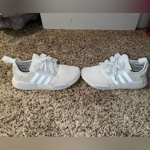 Size 7 white Adidas NMD